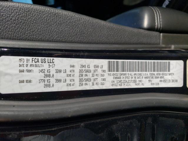 Photo 10 from auction – 2018 DODGE DURANGO GT with VIN 1C4RDJDG4JC171956