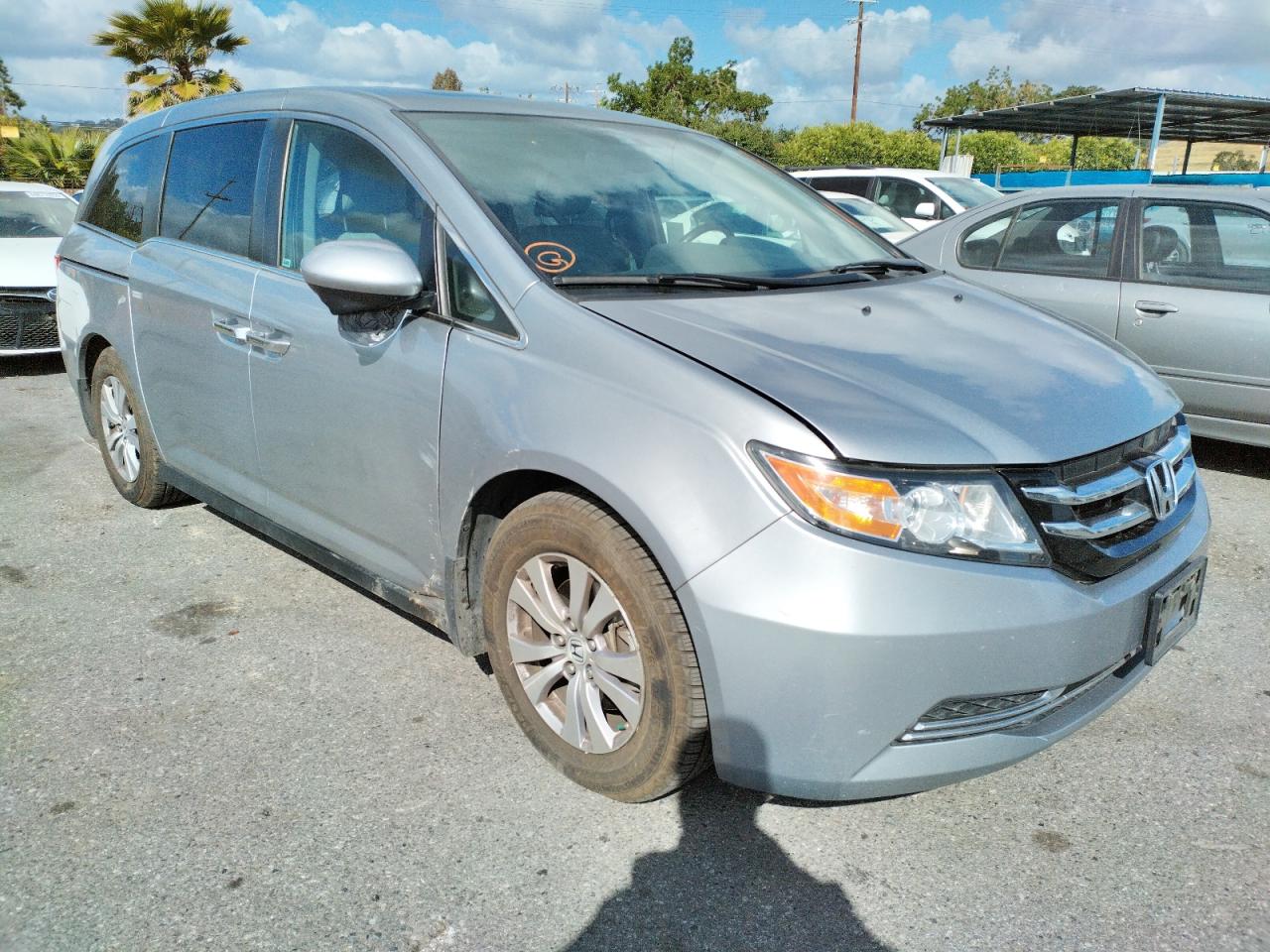 HONDA ODYSSEY EX 2016 with VIN 5FNRL5H65GB042583 - Photo from auction