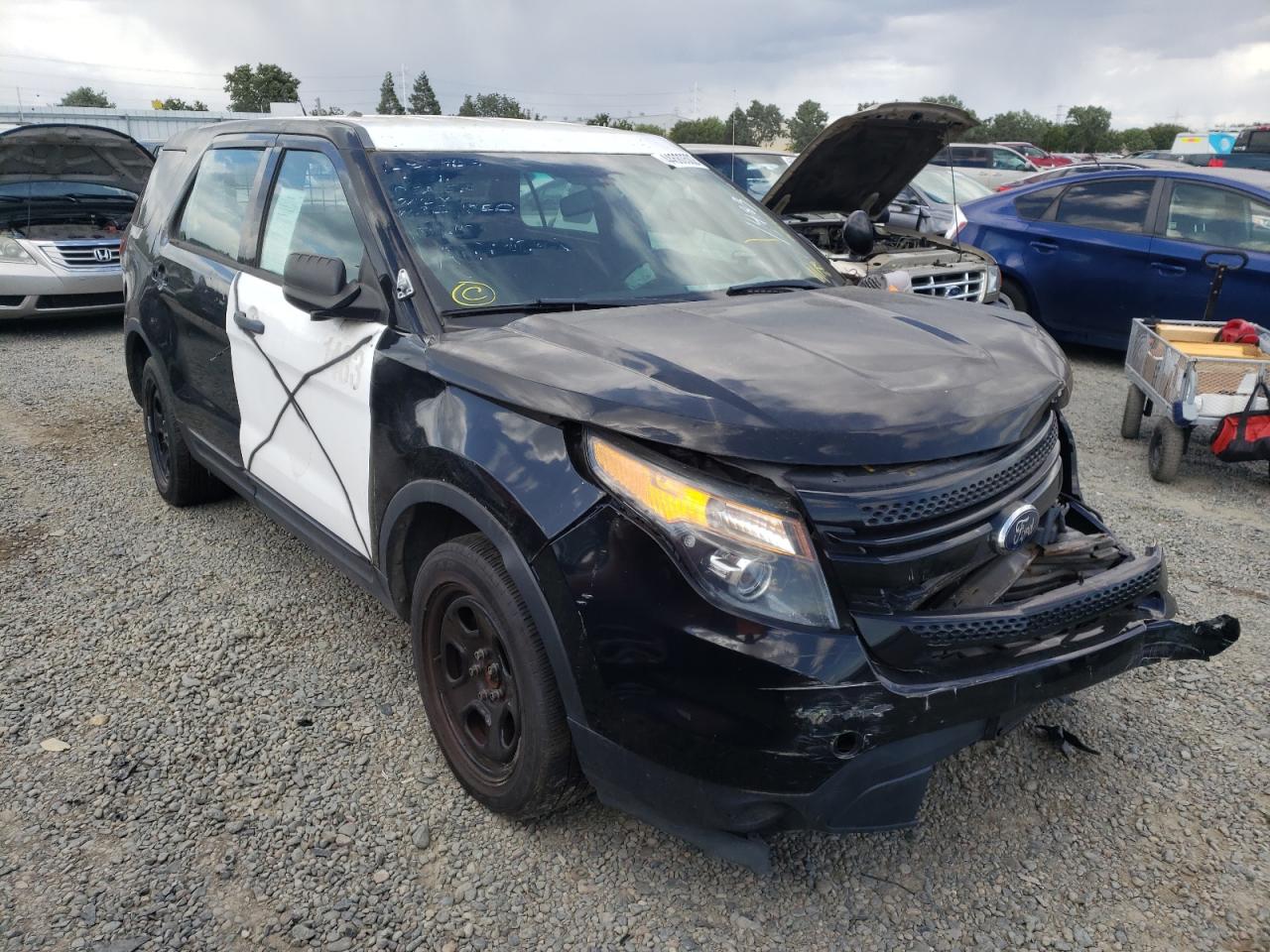 FORD EXPLORER P 2014 with VIN 1FM5K8ARXEGA14381 - Photo from auction