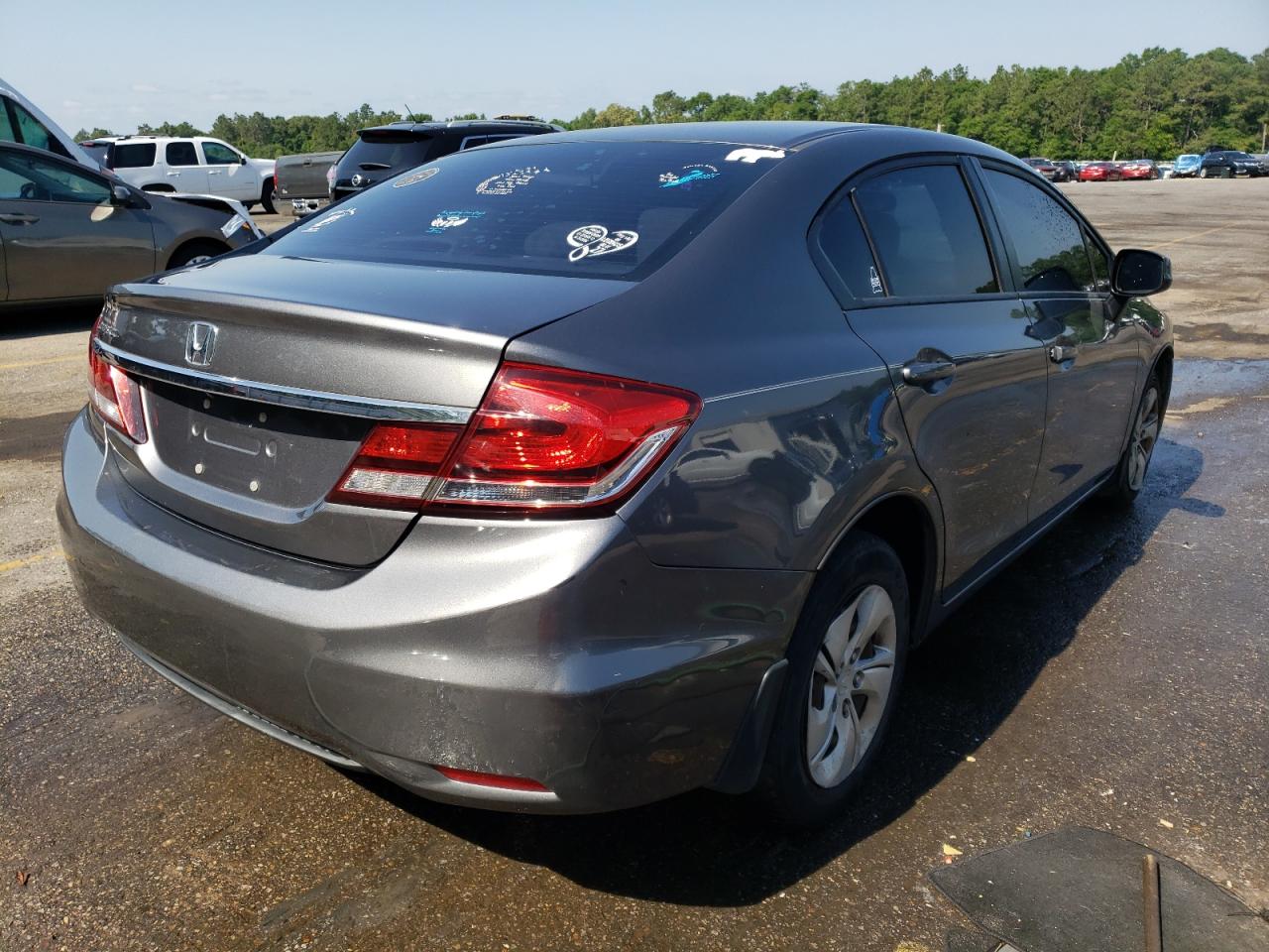 Photo 4 from auction – 2013 HONDA CIVIC LX with VIN 19XFB2F57DE091316