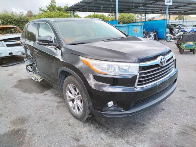 TOYOTA HIGHLANDER 2015 with VIN 5TDKKRFH8FS113365 - Photo from auction