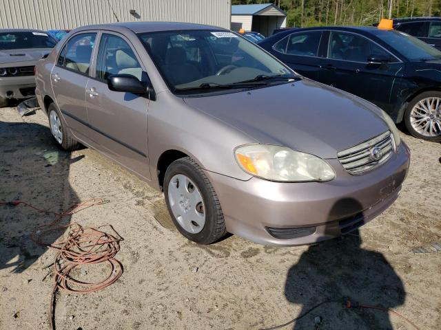 TOYOTA COROLLA CE 2003 with VIN 2T1BR32E63C005657 - Photo from auction