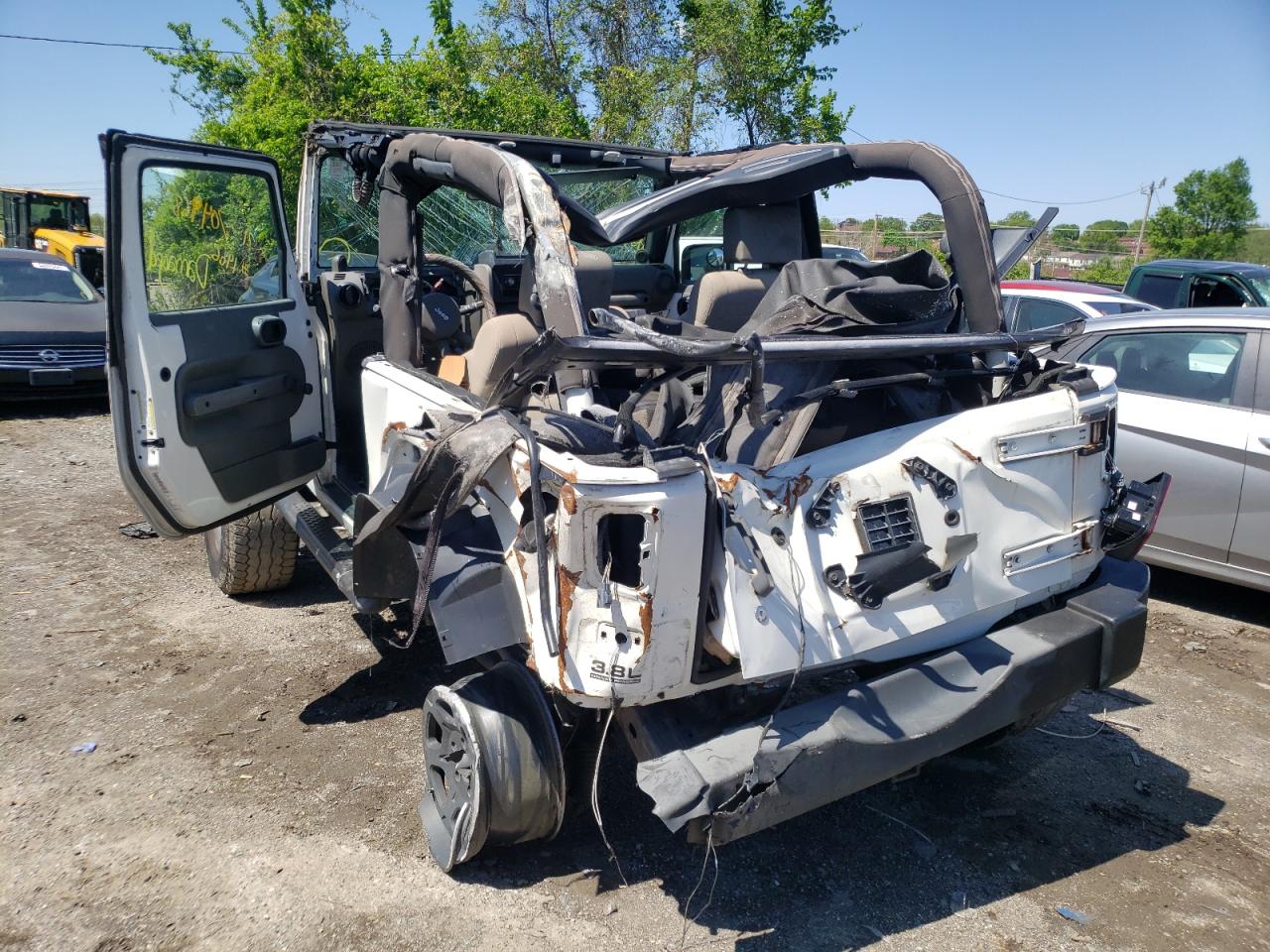 Photo 9 from auction – 2008 JEEP WRANGLER X with VIN 1J4FA24188L602154