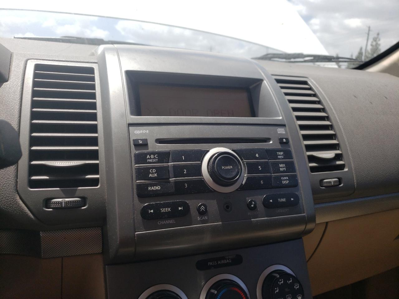 Photo 9 from auction – 2007 NISSAN SENTRA 2.0 with VIN 3N1AB61E77L623966