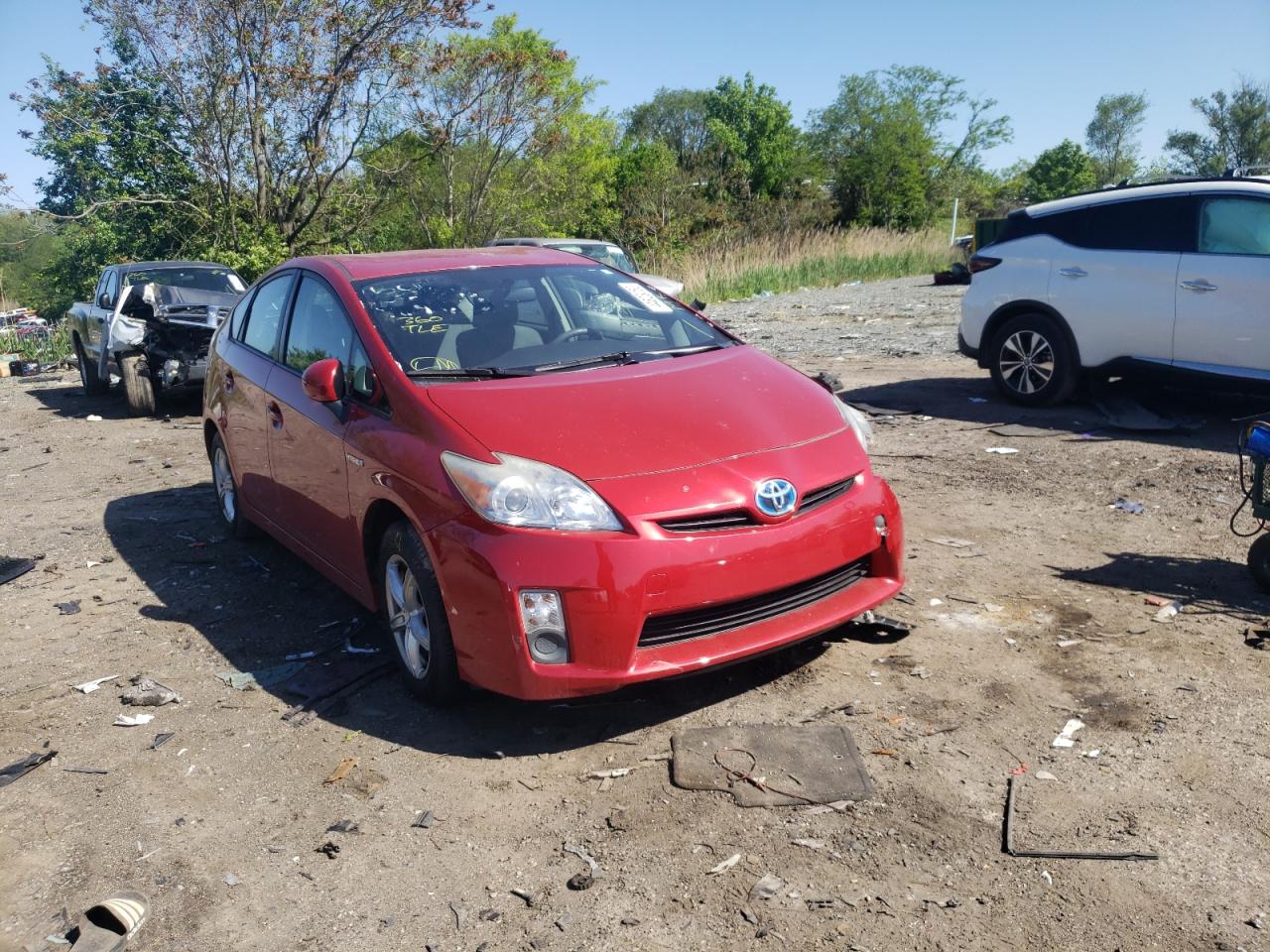TOYOTA PRIUS 2010 with VIN JTDKN3DU8A0004484 - Photo from auction