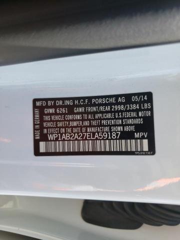 Photo 10 from auction – 2014 PORSCHE CAYENNE S with VIN WP1AB2A27ELA59187