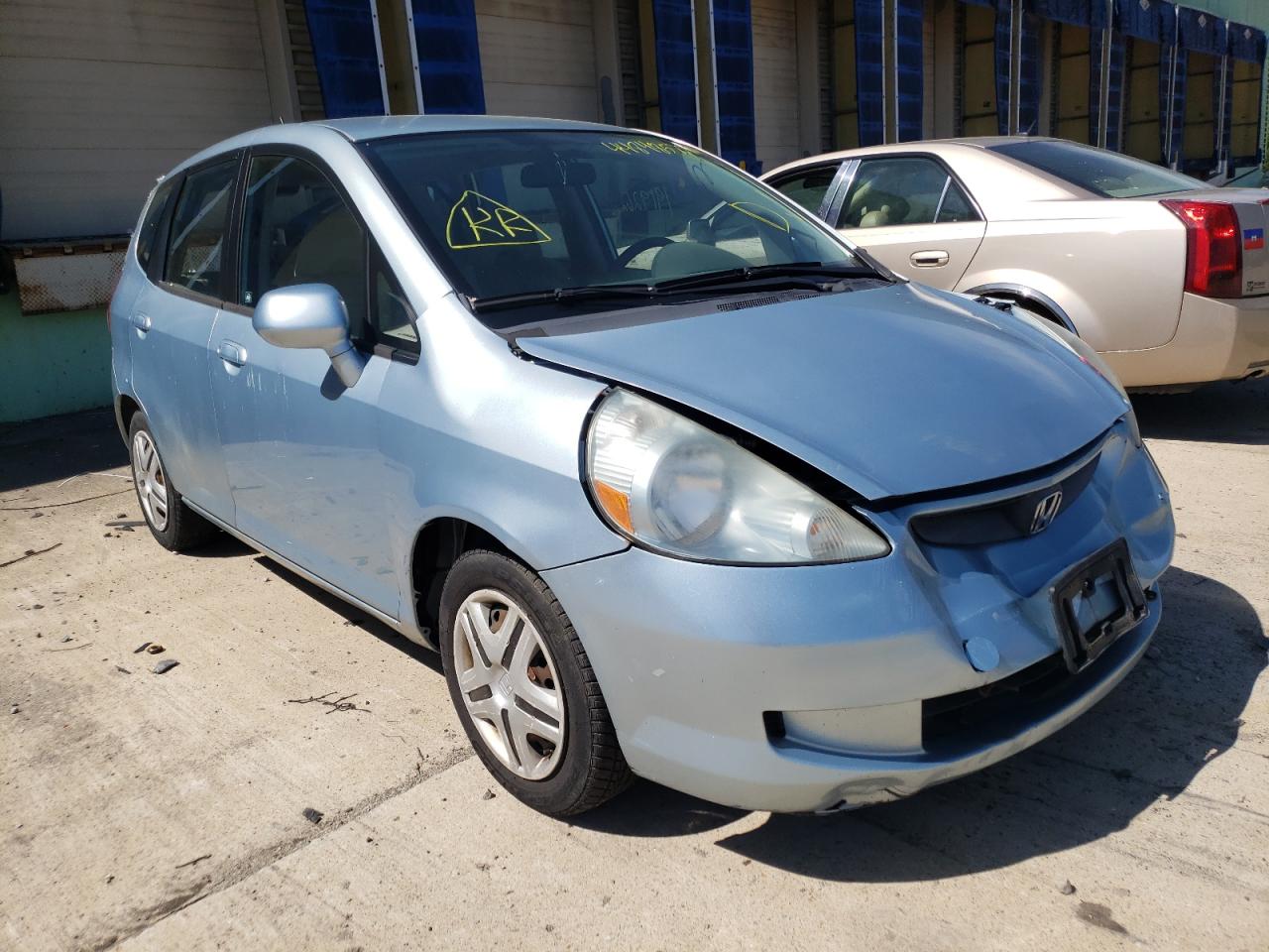 HONDA FIT 2007 with VIN JHMGD37477S004587 - Photo from auction