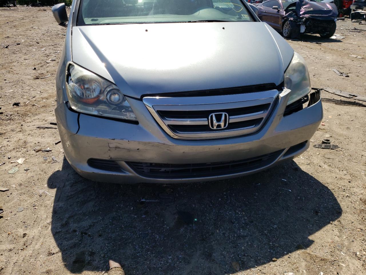 Photo 9 from auction – 2007 HONDA ODYSSEY EX with VIN 5FNRL38747B053250