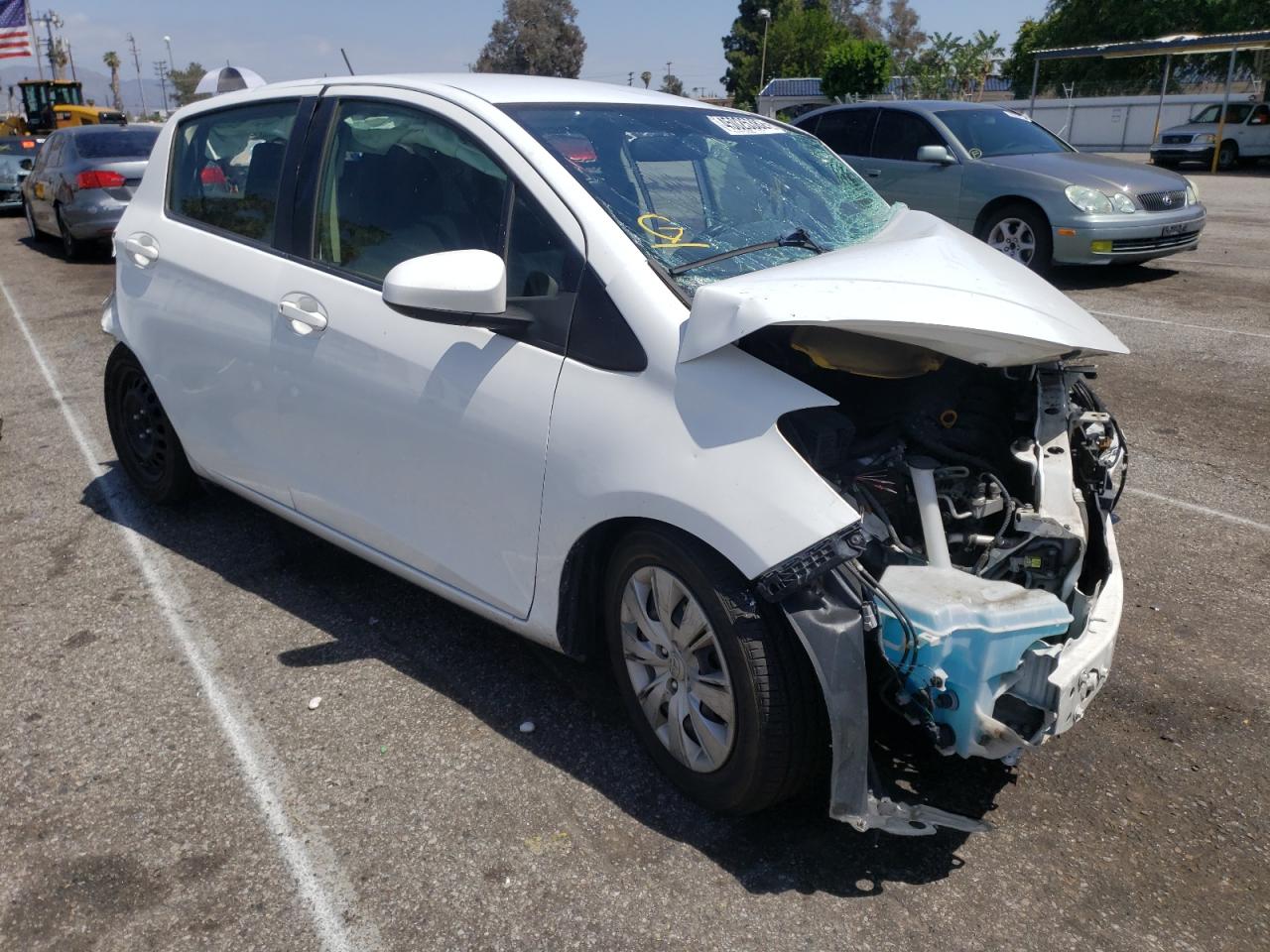 TOYOTA YARIS 2012 with VIN JTDKTUD35CD525290 - Photo from auction