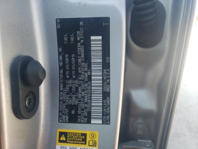 Photo 10 from auction – 2019 TOYOTA HIGHLANDER with VIN 5TDDZRFH1KS936539
