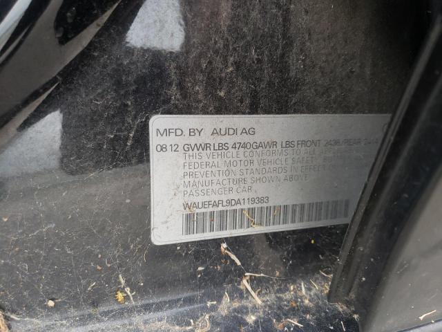 صورة رقم 10 من المزاد - 2013 AUDI A4 PREMIUM مع VIN WAUEFAFL9DA119383