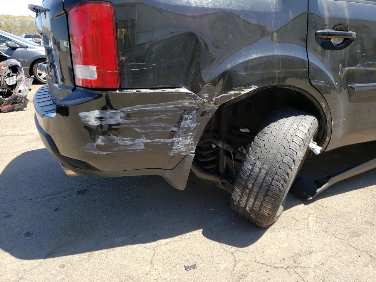 Photo 9 from auction – 2009 HONDA PILOT EXL with VIN 5FNYF48579B045959