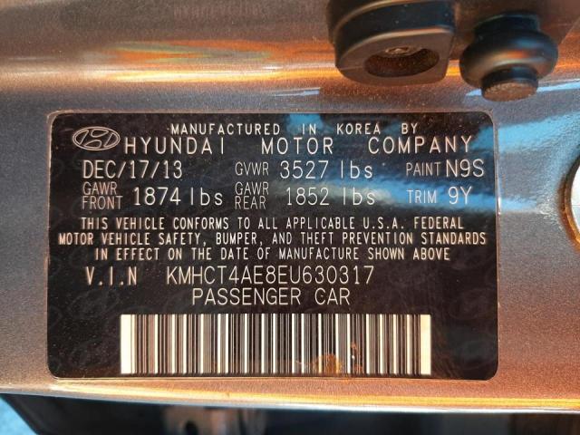 Photo 10 from auction – 2014 HYUNDAI ACCENT GLS with VIN KMHCT4AE8EU630317