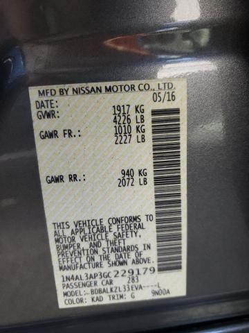 Photo 10 from auction – 2016 NISSAN ALTIMA 2.5 with VIN 1N4AL3AP3GC229179