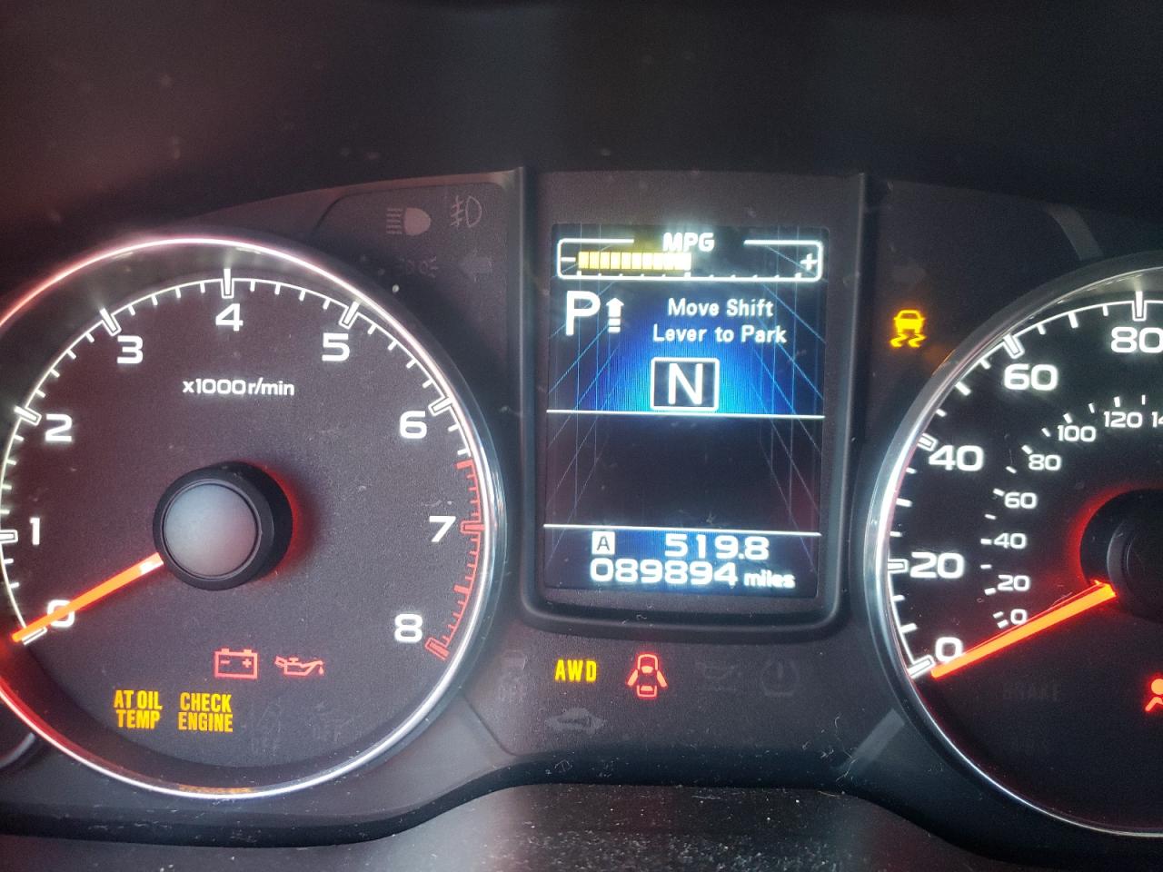 Photo 8 from auction – 2013 SUBARU OUTBACK 3. with VIN 4S4BRDSC6D2290439