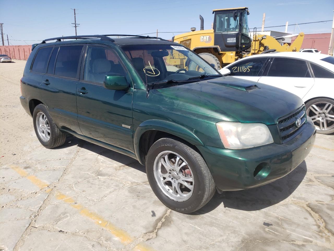 TOYOTA HIGHLANDER 2002 with VIN JTEGD21A020027073 - Photo from auction