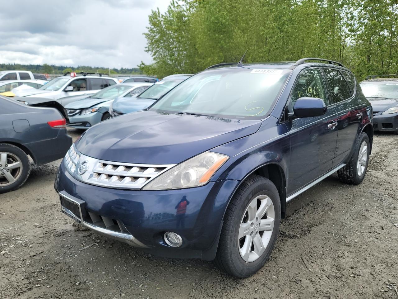 Photo 2 from auction – 2007 NISSAN MURANO SL with VIN JN8AZ08W87W634641
