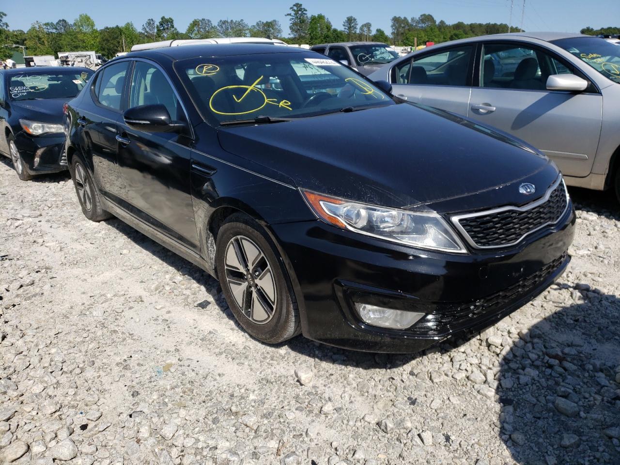 KIA OPTIMA HYB 2012 with VIN KNAGM4AD3C5013857 - Photo from auction