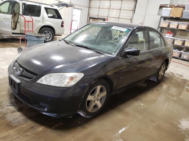 Photo 2 from auction – 2004 HONDA CIVIC EX with VIN 2HGES26784H628813
