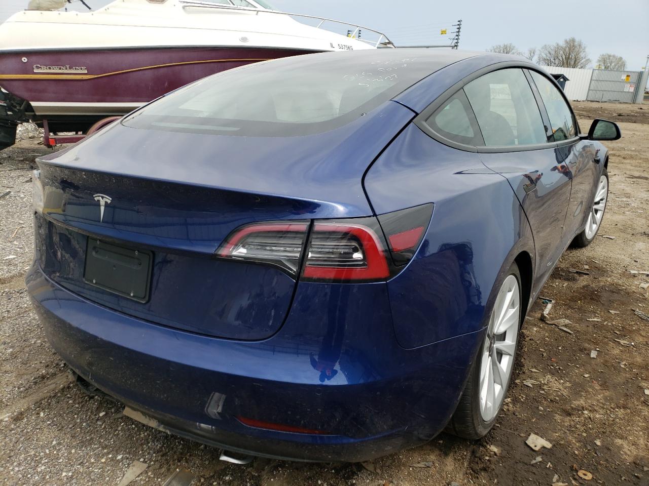 Photo 4 from auction – 2022 TESLA MODEL 3 with VIN 5YJ3E1EA7NF190846
