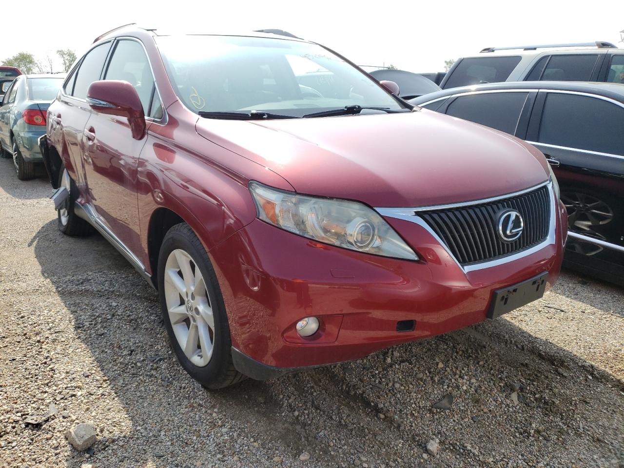 LEXUS RX 350 2010 with VIN JTJBK1BA5A2408799 - Photo from auction