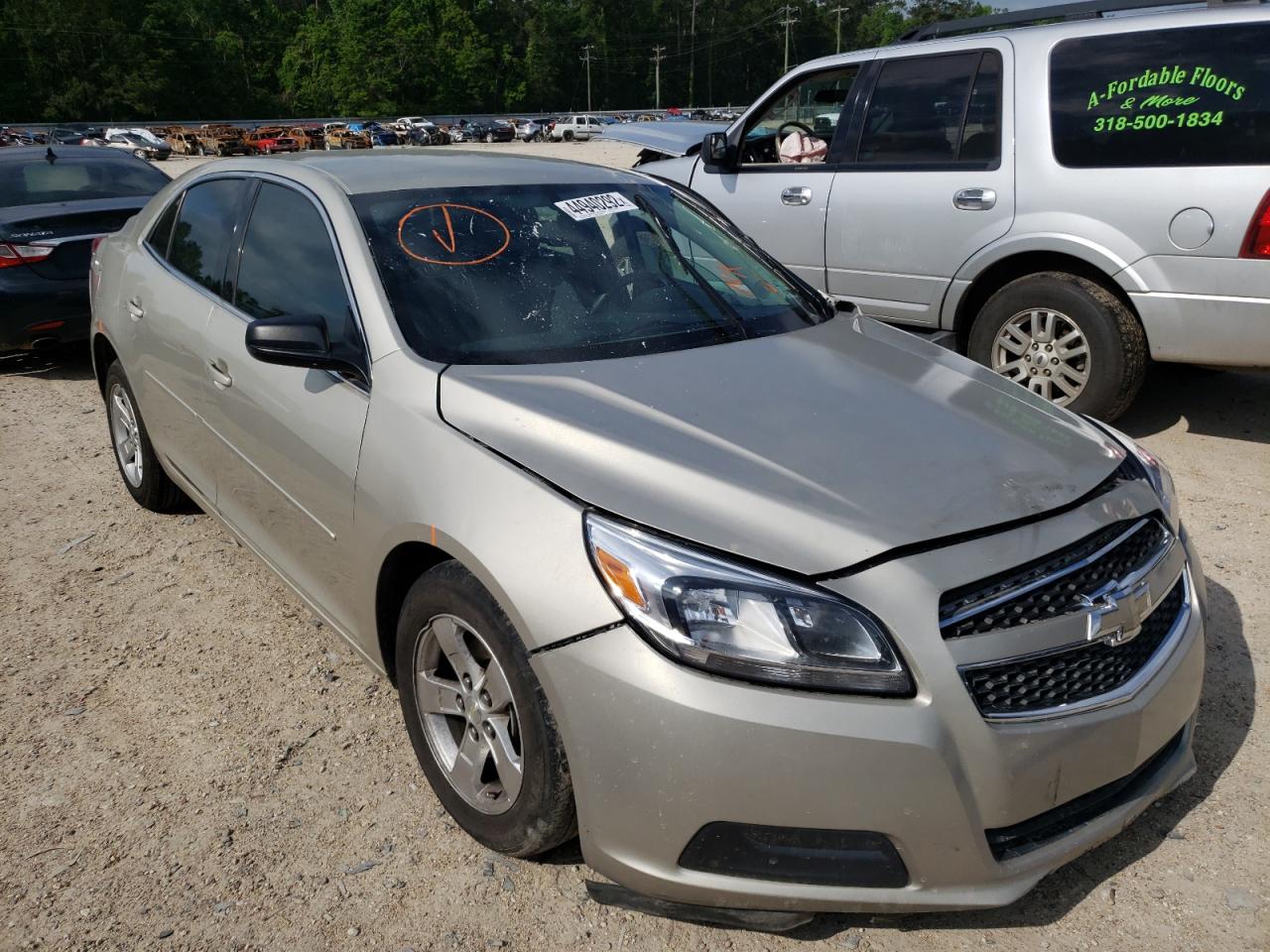 CHEVROLET MALIBU LS 2013 with VIN 1G11B5SA2DF350260 - Photo from auction