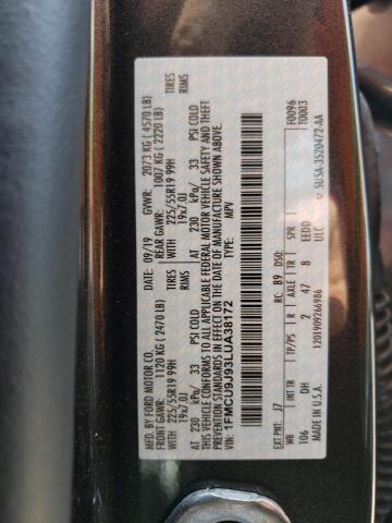 Photo 10 from auction – 2020 FORD ESCAPE TIT with VIN 1FMCU9J93LUA38172
