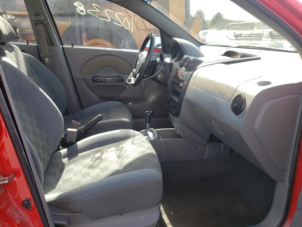 Photo 5 from auction – 2004 CHEVROLET AVEO with VIN KL1TD52614B191493