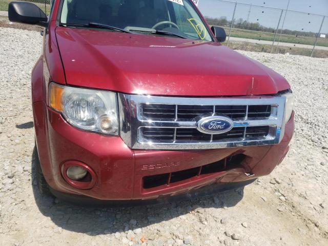 Photo 9 from auction – 2011 FORD ESCAPE XLT with VIN 1FMCU0D70BKA04593