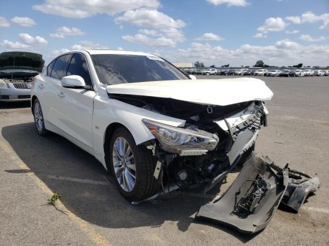 INFINITI Q50 LUXE 2019 with VIN JN1EV7AP2KM514569 - Photo from auction