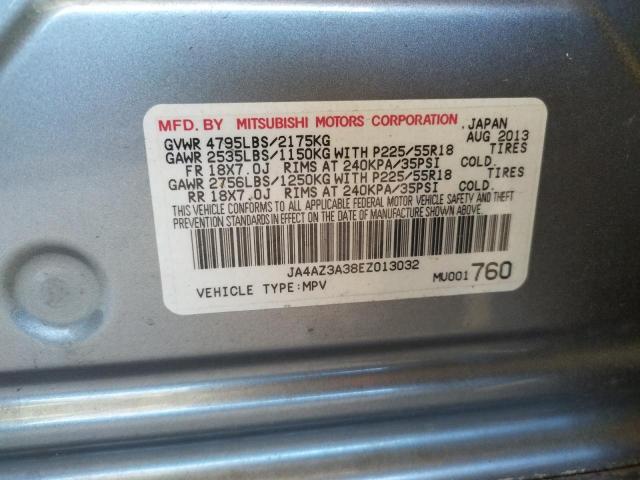 Photo 10 from auction – 2014 MITSUBISHI OUTLANDER with VIN JA4AZ3A38EZ013032