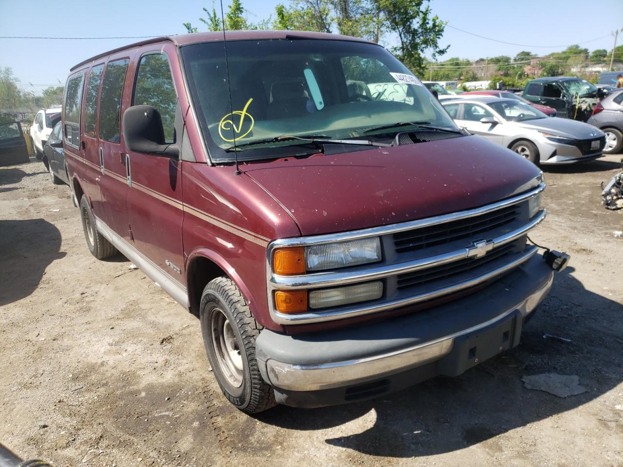 Photo 1 from auction – 2002 CHEVROLET EXPRESS G1 with VIN 1GBFG15W021166867