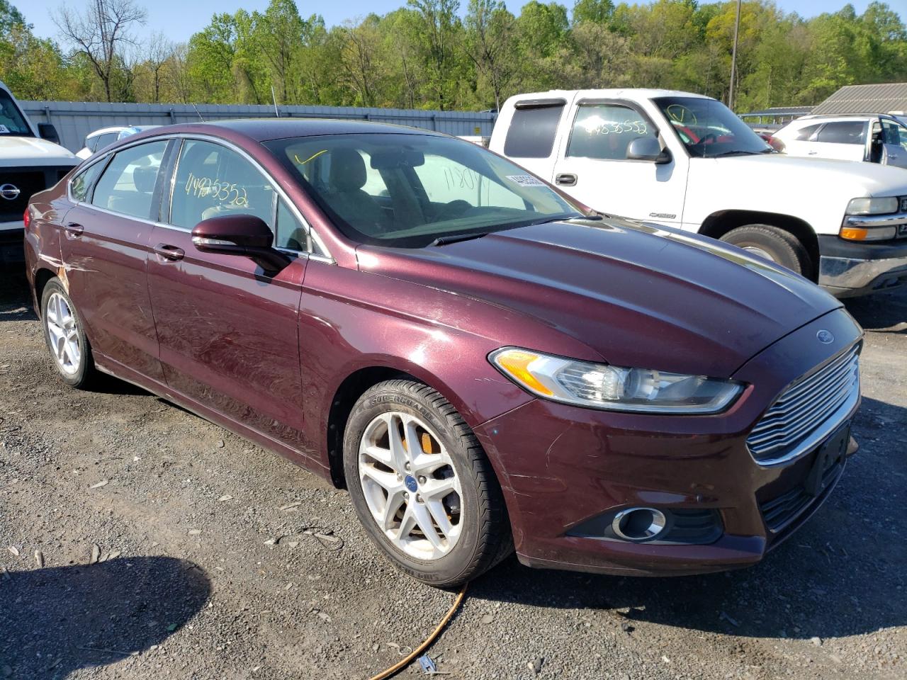 FORD FUSION SE 2013 with VIN 3FA6P0HR6DR263193 - Photo from auction