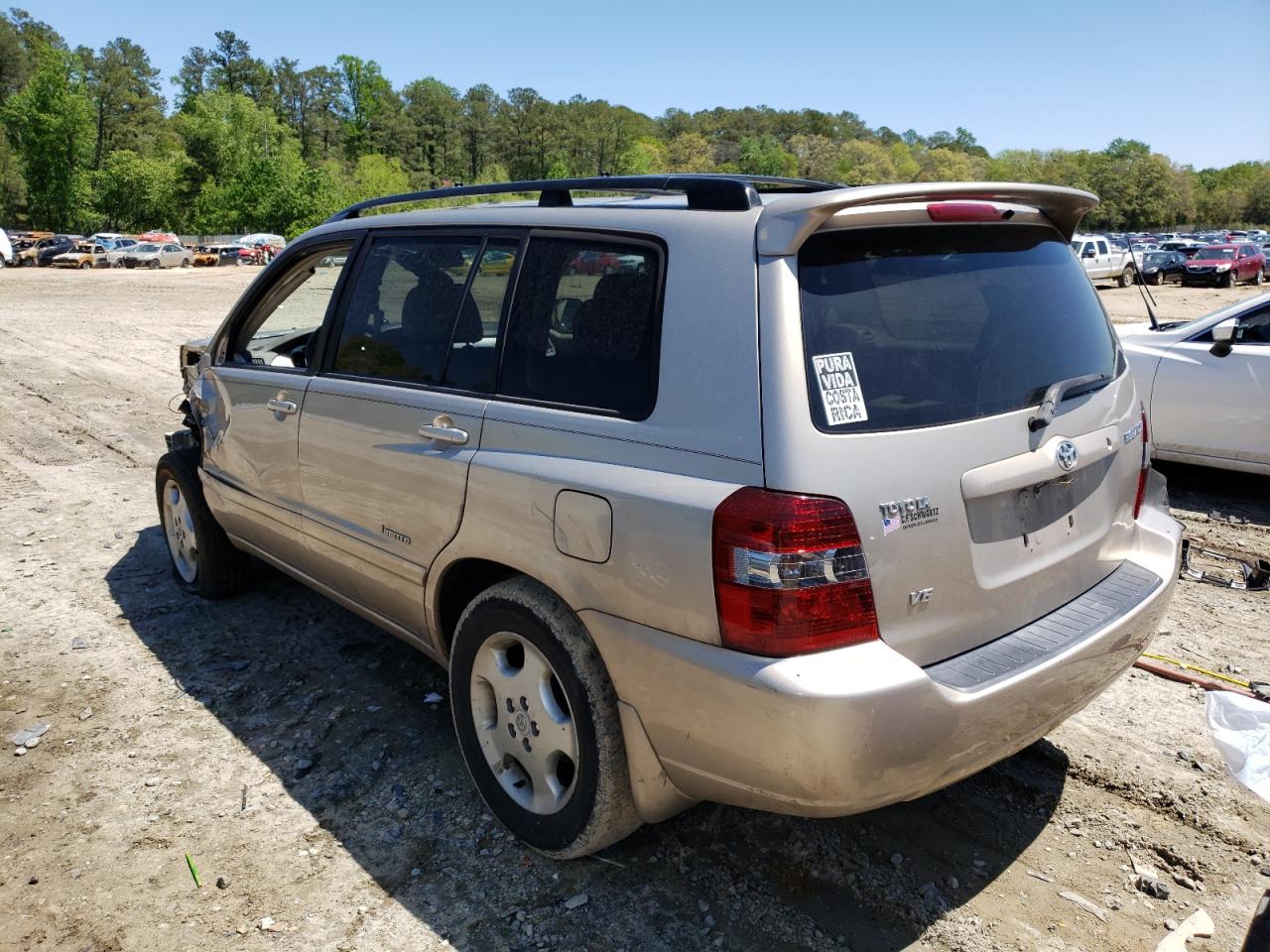Photo 3 from auction – 2007 TOYOTA HIGHLANDER with VIN JTEDP21A670146781