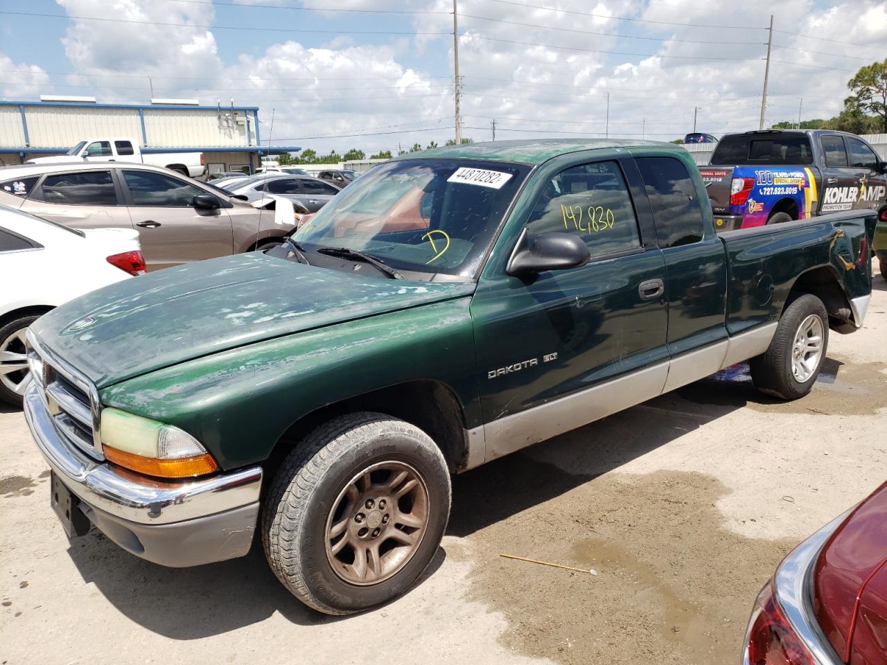 Фото 2 с аукциона – 2001 DODGE DAKOTA с VIN 1B7GL22X51S343033
