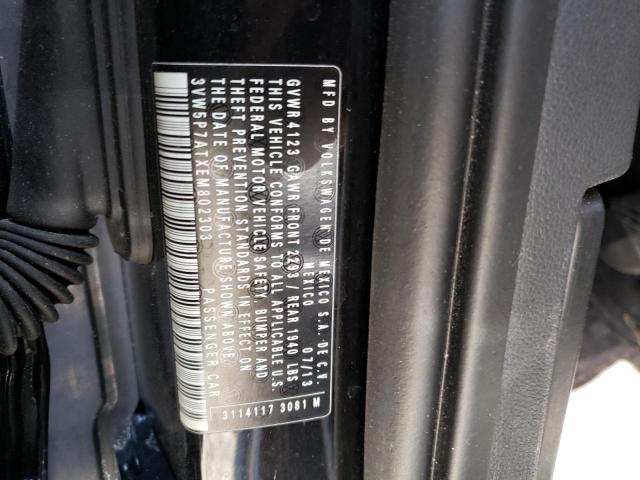 Photo 10 from auction – 2014 VOLKSWAGEN BEETLE with VIN 3VW5P7ATXEM802303