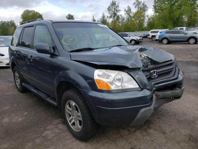 HONDA PILOT EXL 2004 with VIN 2HKYF18504H583959 - Photo from auction