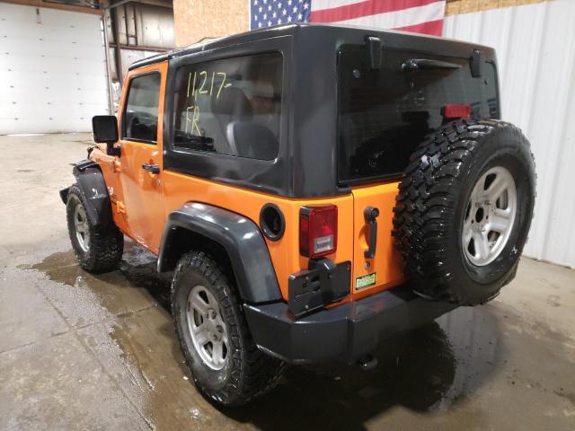 Photo 3 from auction – 2012 JEEP WRANGLER S with VIN 1C4AJWAG3CL202124