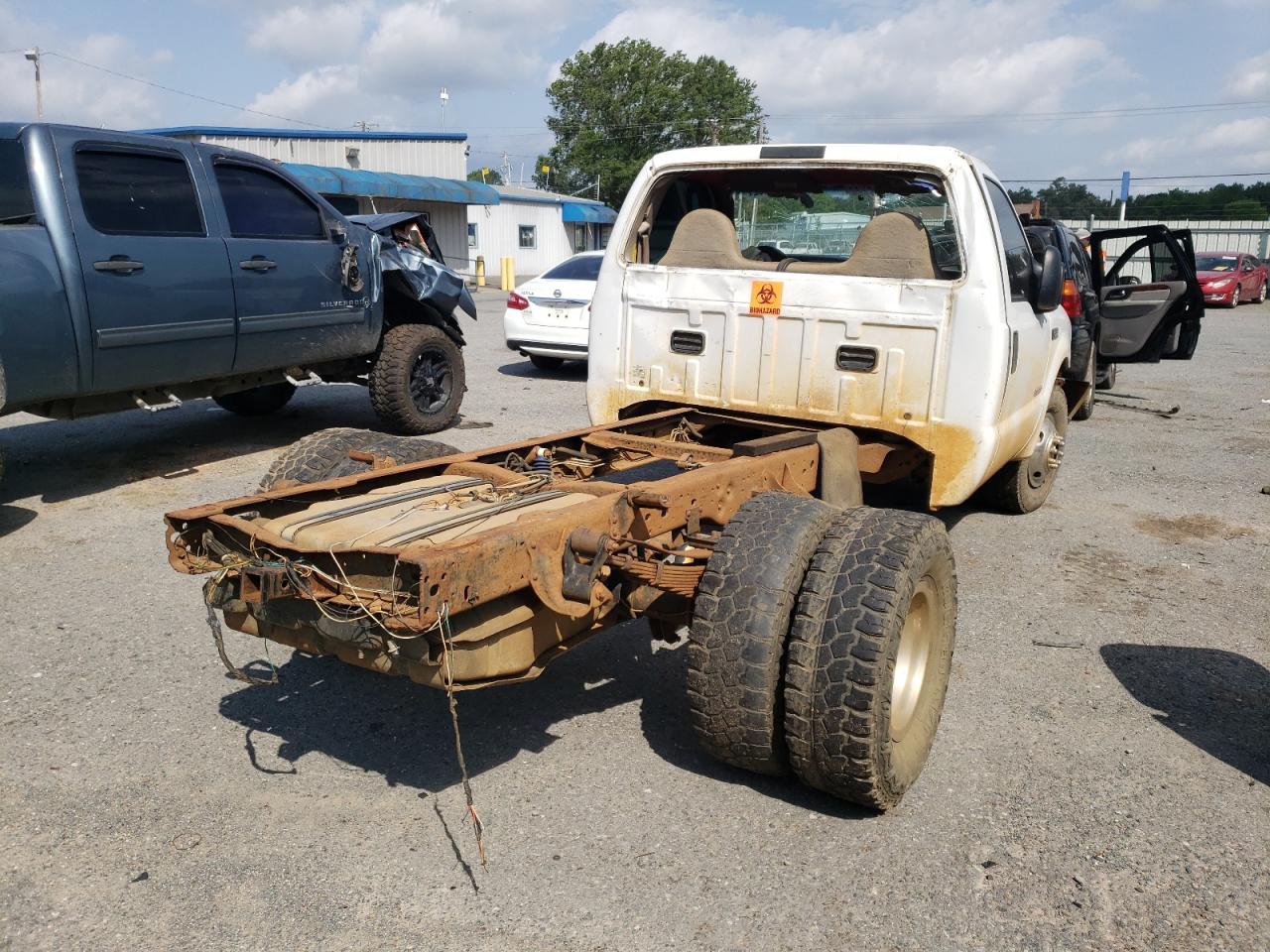 Photo 4 from auction – 2003 FORD F350 SUPER with VIN 1FDWF36P53EC82962