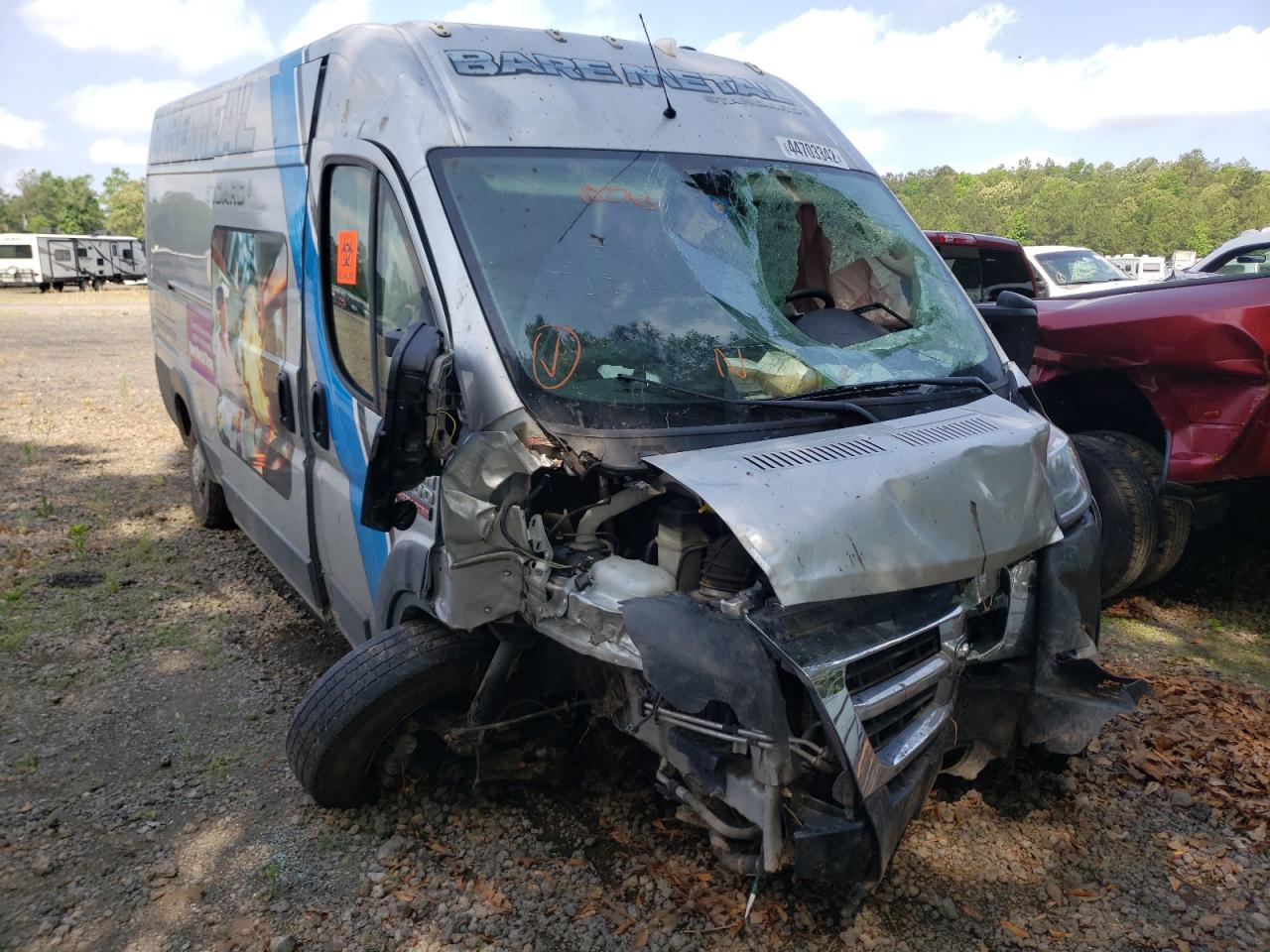 RAM PROMASTER 2018 with VIN 3C6URVJG1JE102763 - Photo from auction