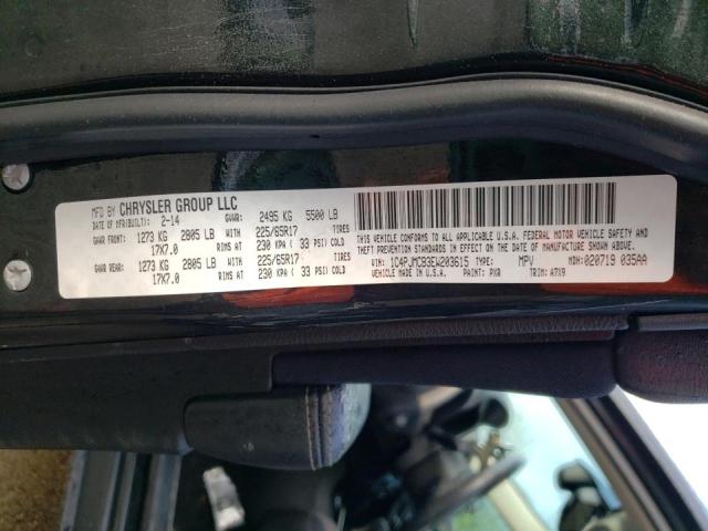 Photo 10 from auction – 2014 JEEP CHEROKEE L with VIN 1C4PJMCB3EW203615