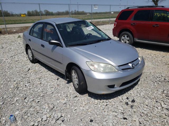 Photo 1 from auction – 2004 HONDA CIVIC DX with VIN 1HGES16474L010837
