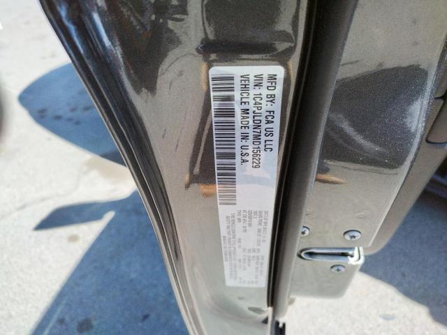 Photo 10 from auction – 2021 JEEP CHEROKEE L with VIN 1C4PJLDN7MD156229