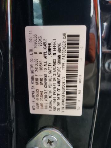 Photo 10 from auction – 2011 ACURA TSX with VIN JH4CU2F68BC008176