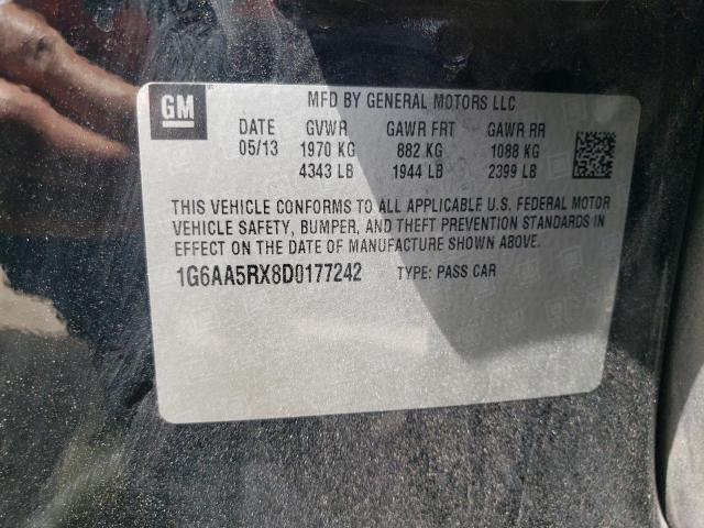 Photo 10 from auction – 2013 CADILLAC ATS with VIN 1G6AA5RX8D0177242