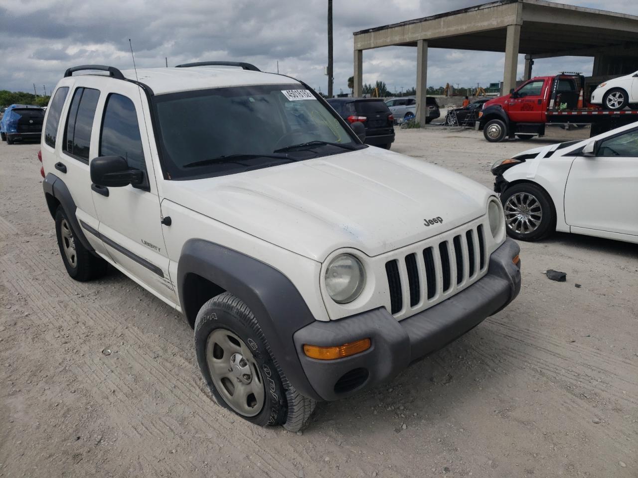 Photo 1 from auction – 2004 JEEP LIBERTY SP with VIN 1J4GL48K04W287341