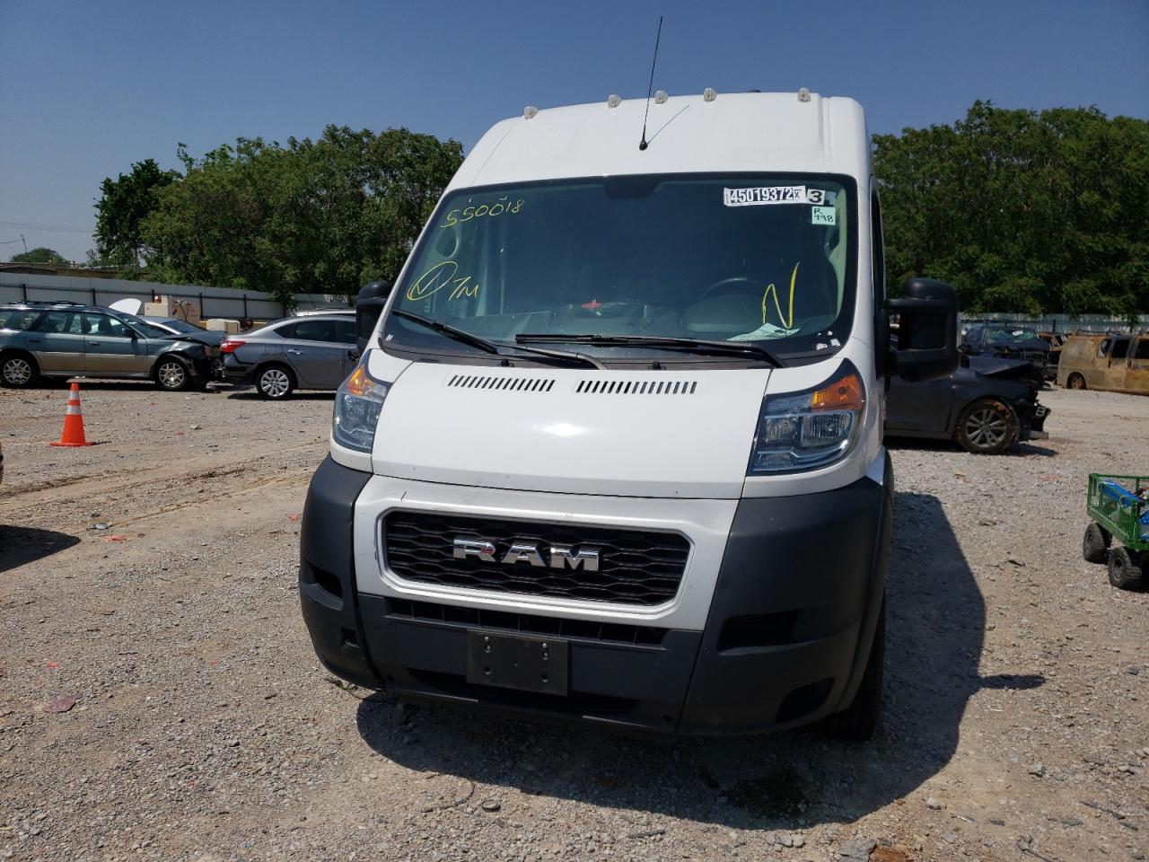 Photo 9 from auction – 2019 RAM PROMASTER with VIN 3C6TRVBG0KE550018