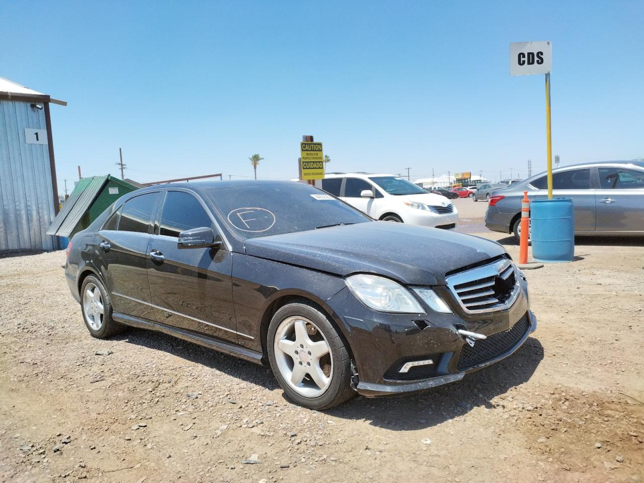 MERCEDES-BENZ E 350 2010 with VIN WDDHF5GB1AA237331 - Photo from auction