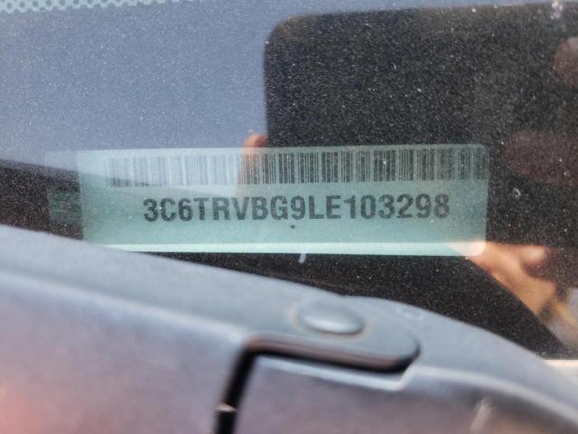 Photo 10 from auction – 2020 RAM PROMASTER with VIN 3C6TRVBG9LE103298