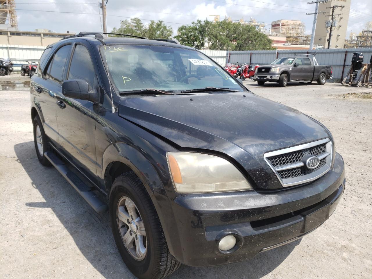 KIA SORENTO EX 2006 with VIN KNDJD733365514167 - Photo from auction